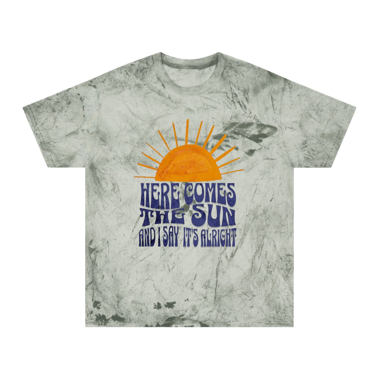 Lyrics Here Comes The Sun Unisex T-Shirt - Colorblast