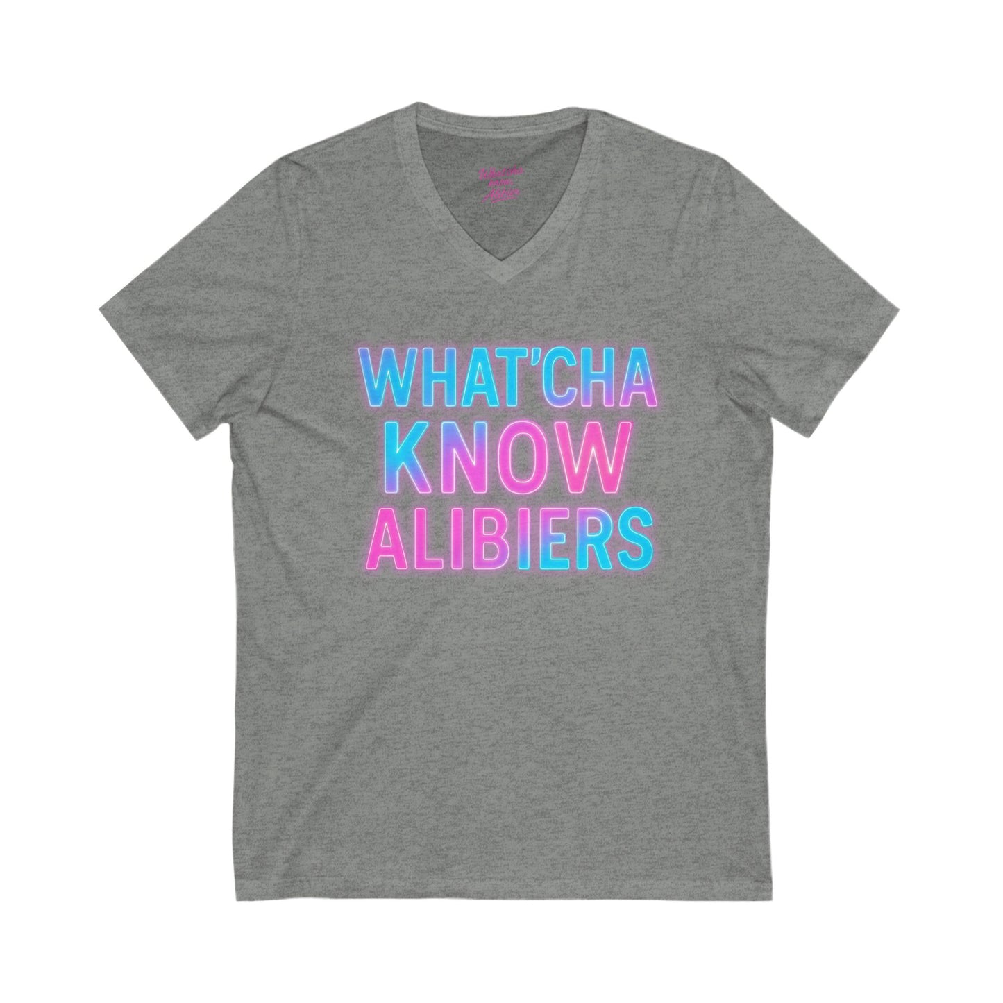Whatcha Know Alibiers V-Neck Tee, NEW 2025