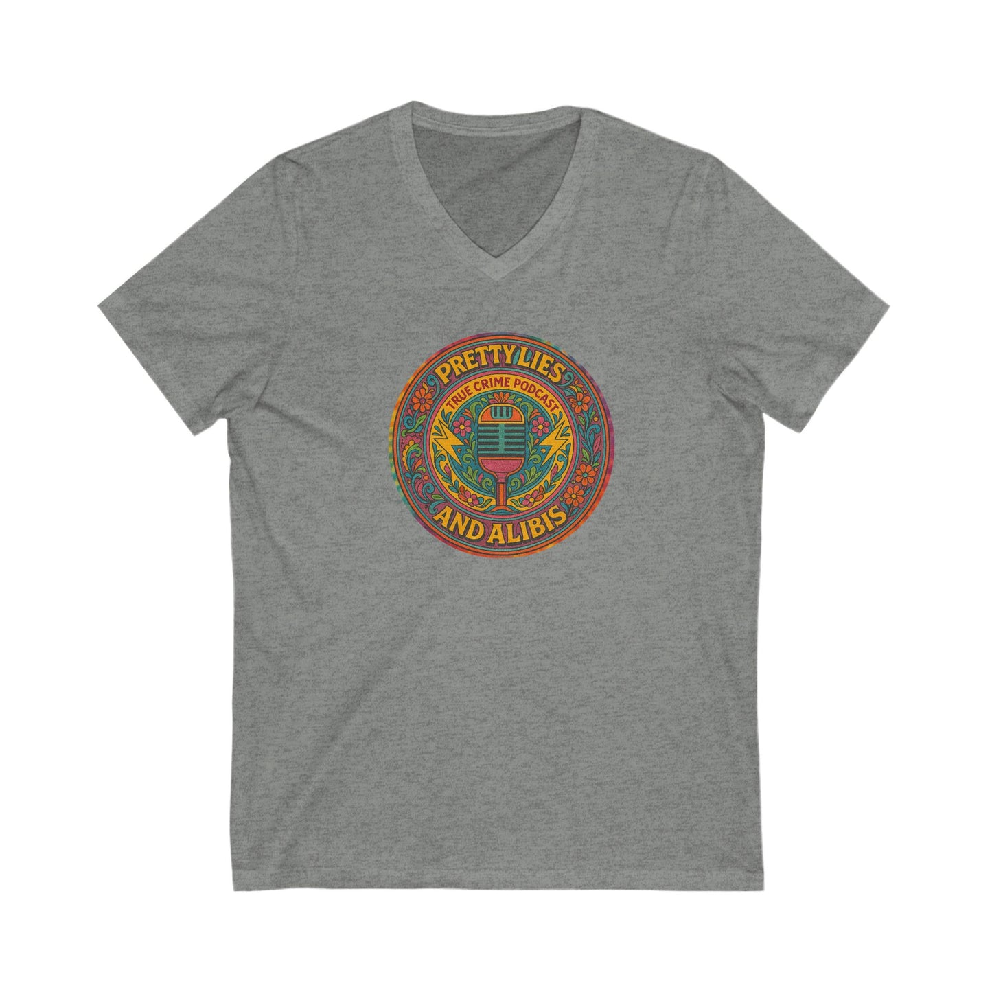 Pretty Lies & Alibis Hippie V-Neck Tee, NEW 2025