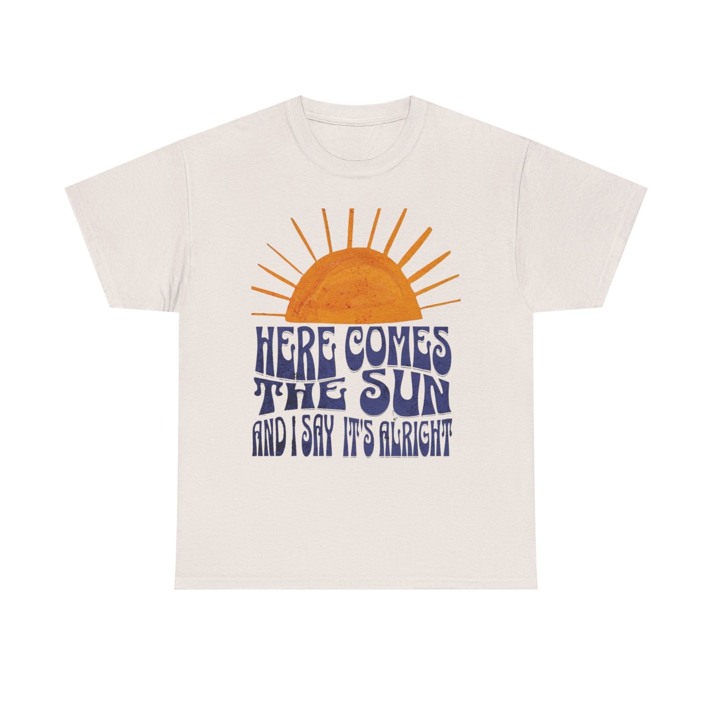 Lyrics 'Here Comes the Sun' Graphic T-Shirt
