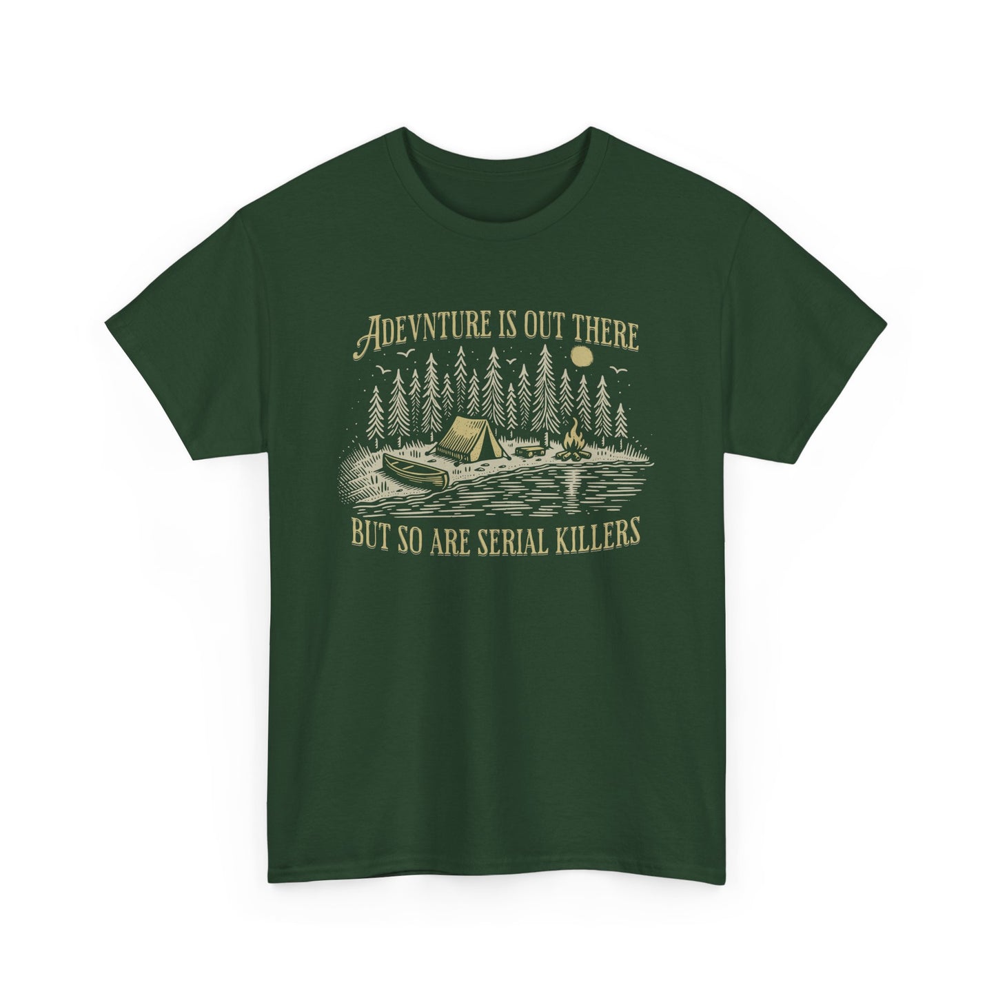 New! Adventure Is Out There Unisex Heavy Cotton Tee