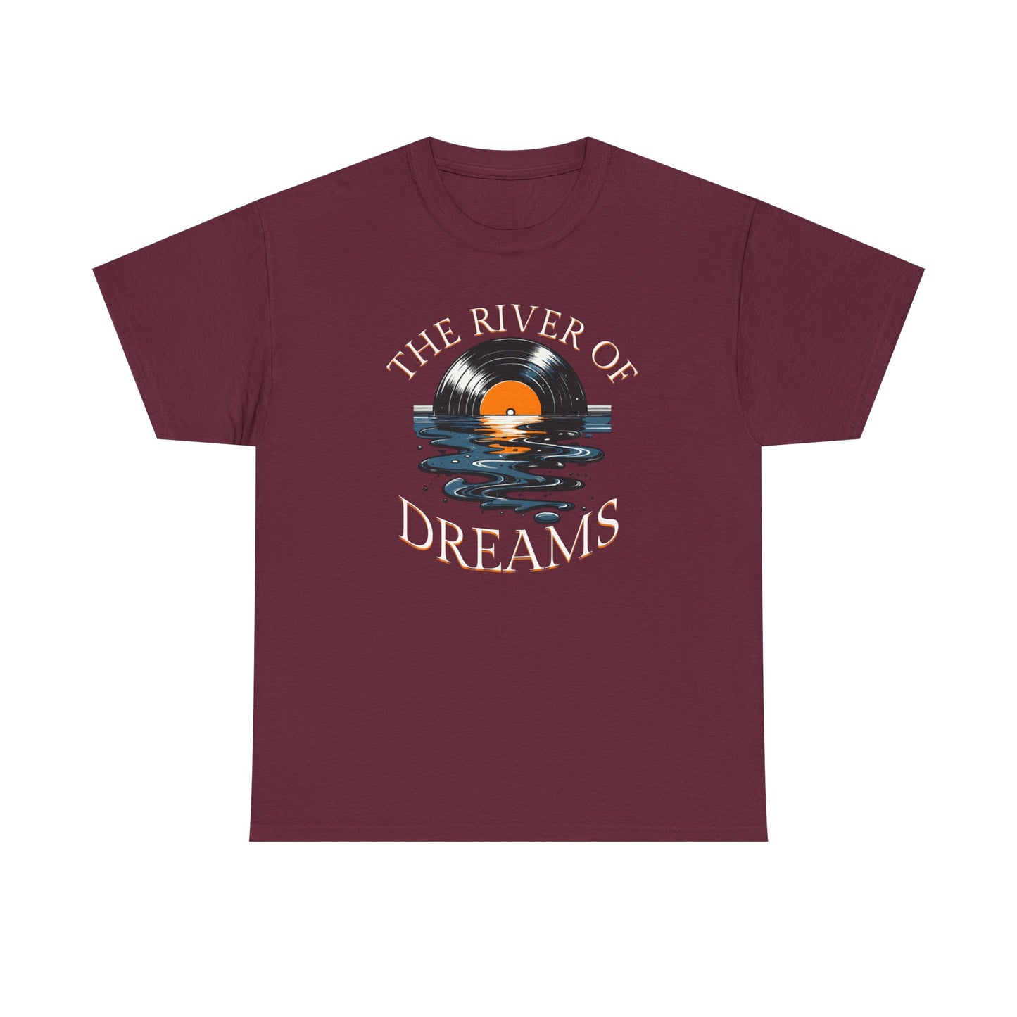 Unisex Heavy Cotton Lyrics Tee River of Dreams- New 2025