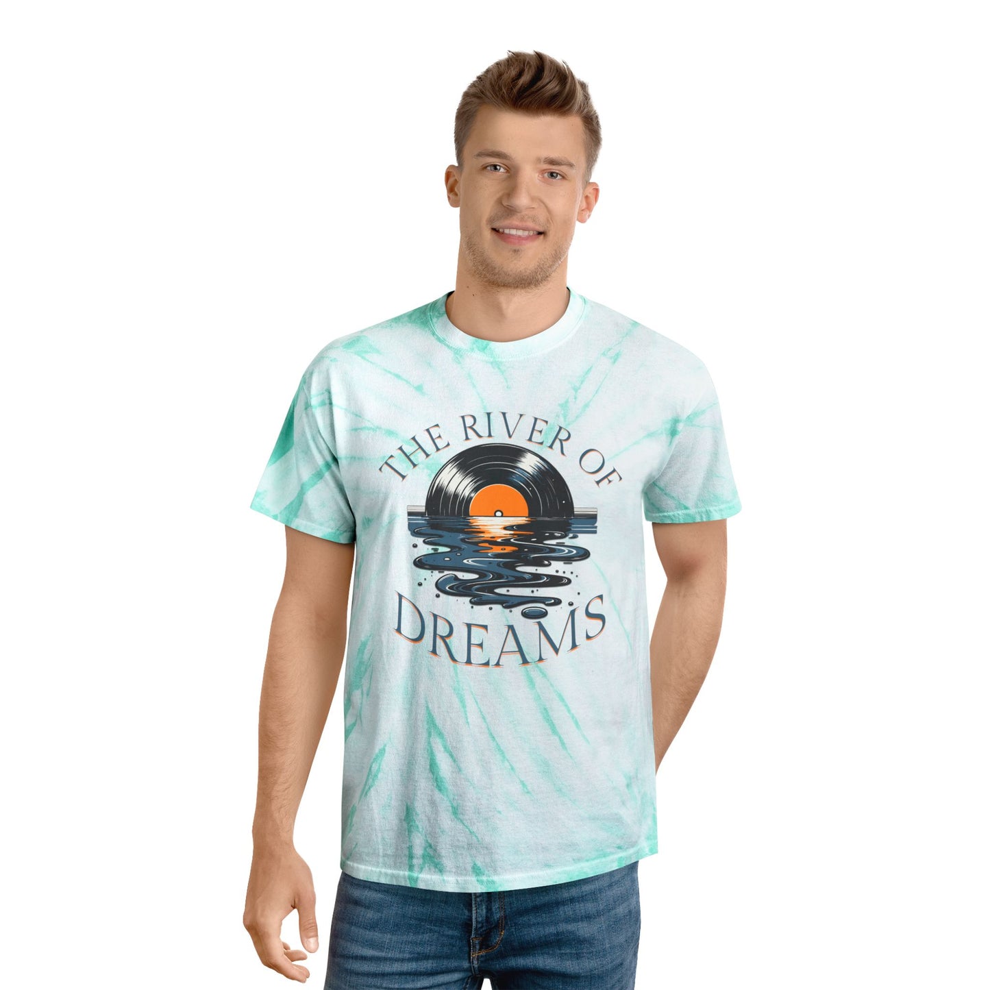 River Of Dreams Lyrics Tie-Dye Tee, New 2025