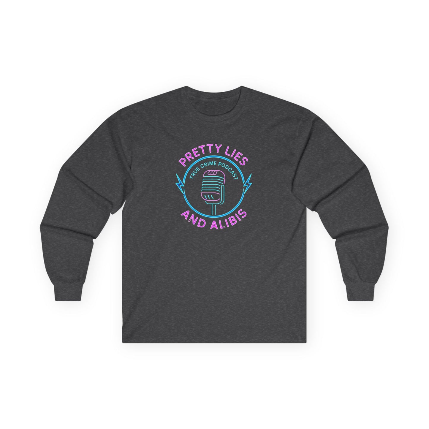 Unisex Long Sleeve Tee - 'Pretty Lies and Alibis', New 2025