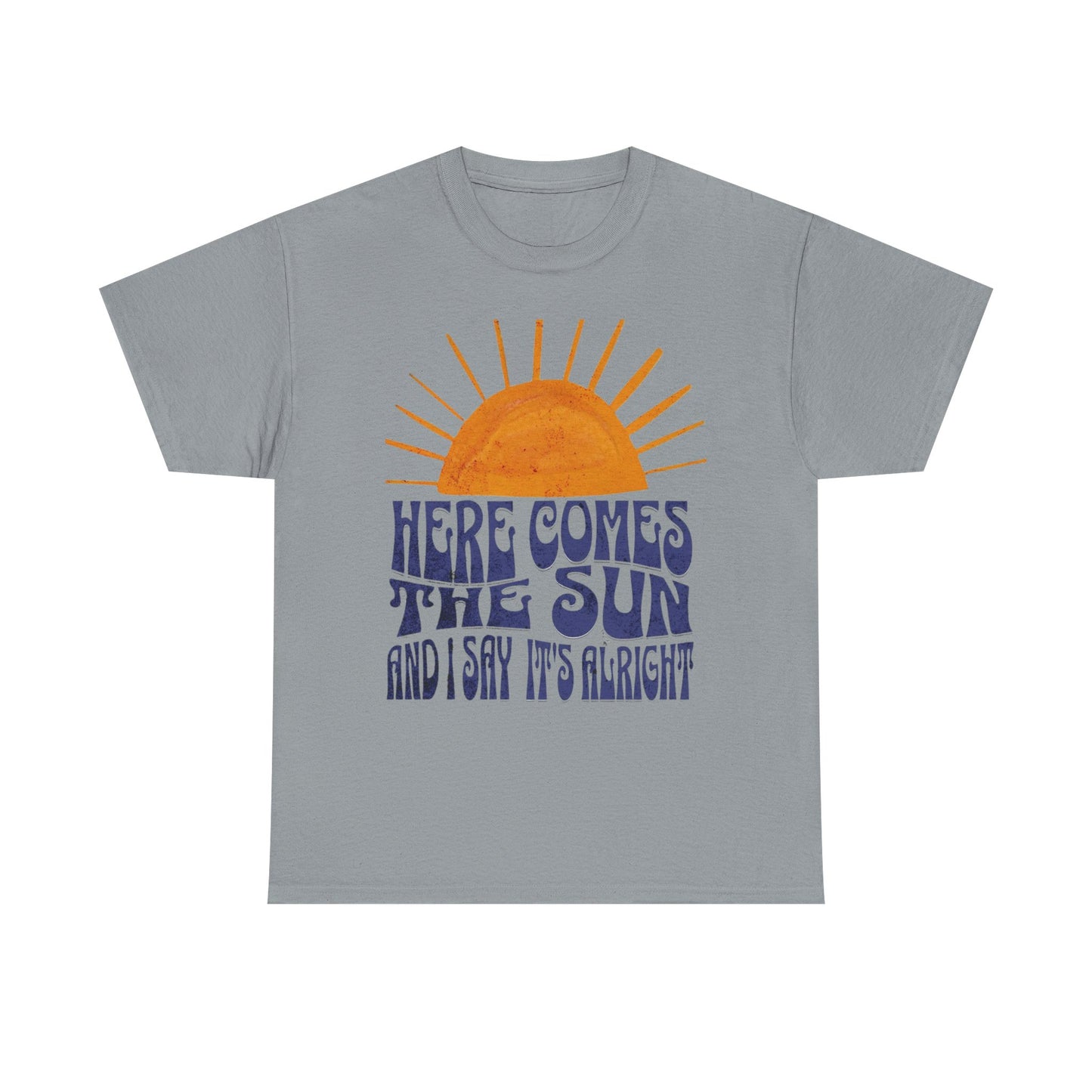Lyrics 'Here Comes the Sun' Graphic T-Shirt