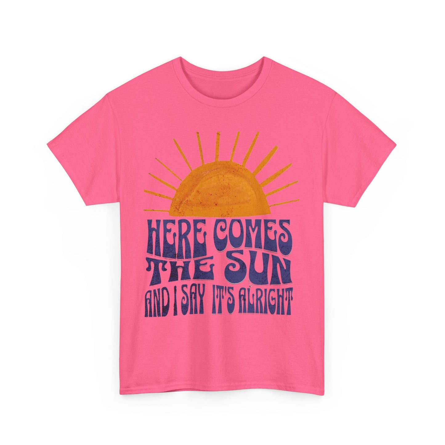 Lyrics 'Here Comes the Sun' Graphic T-Shirt