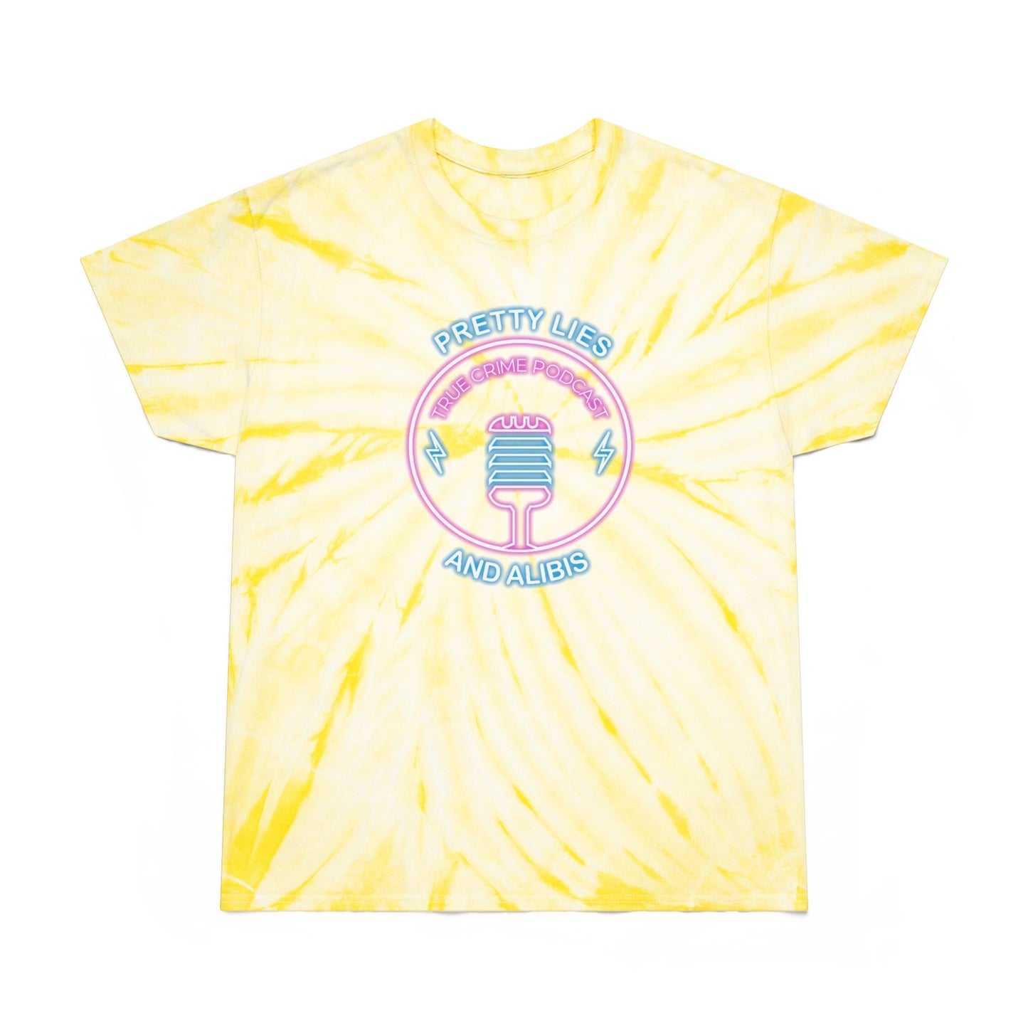 Retro Tie-Dye Tee – Pretty Lies & Alibis Cassette Tape NEW 2025