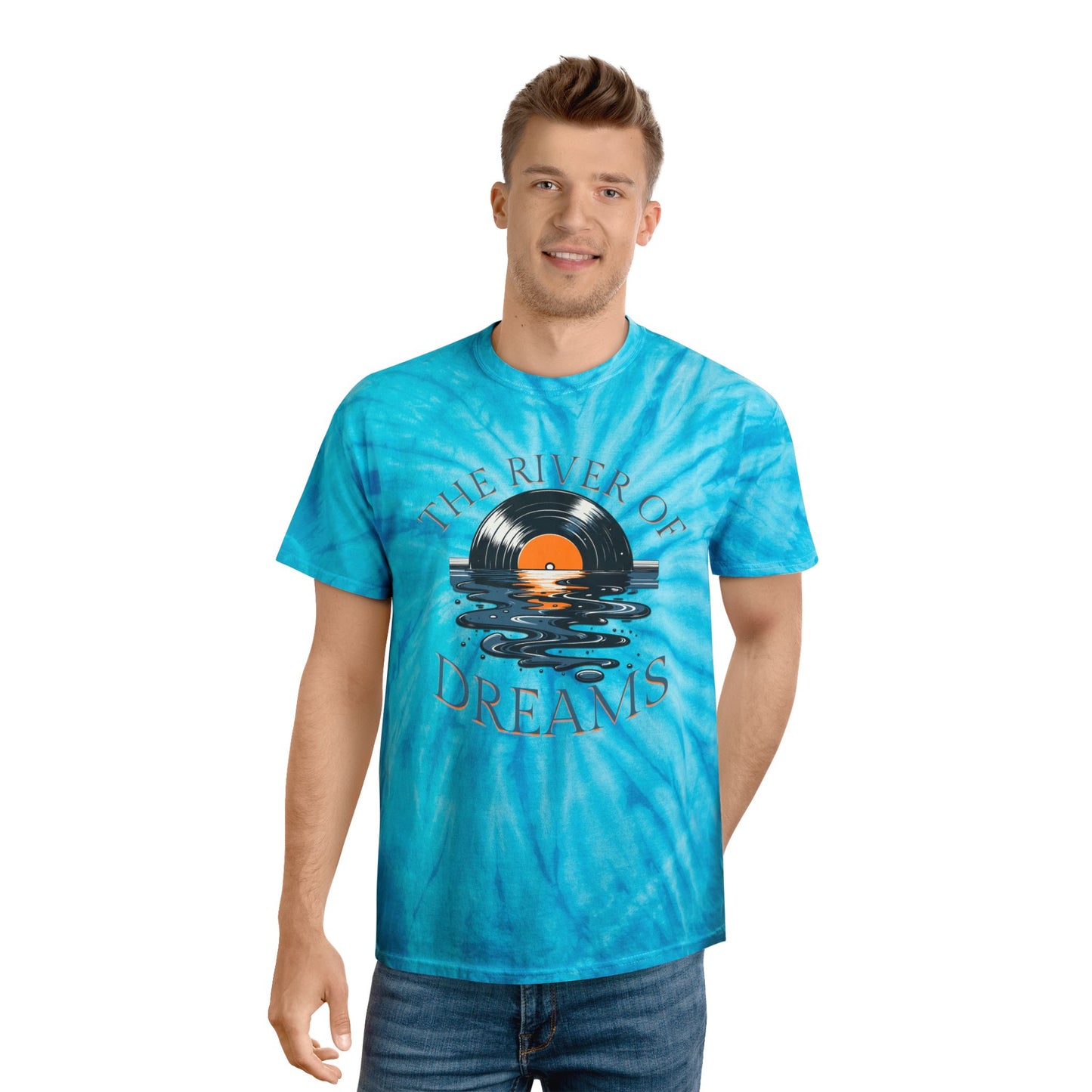 River Of Dreams Lyrics Tie-Dye Tee, New 2025
