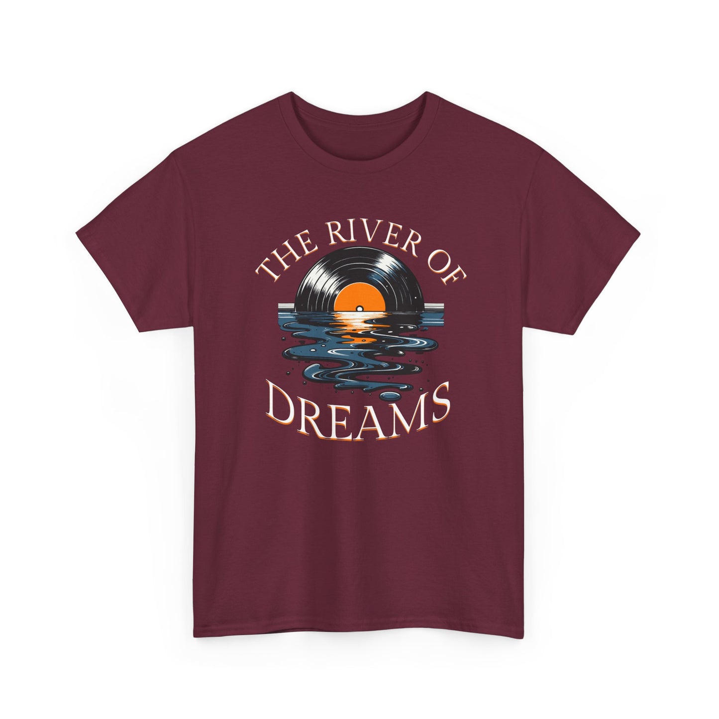Unisex Heavy Cotton Lyrics Tee River of Dreams- New 2025