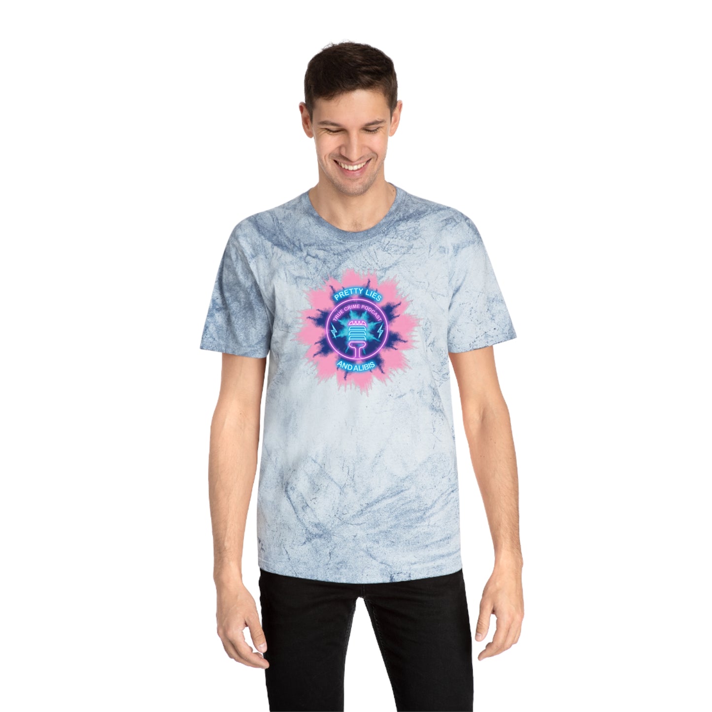 Faded Tie Dye Unisex Color Blast T-Shirt