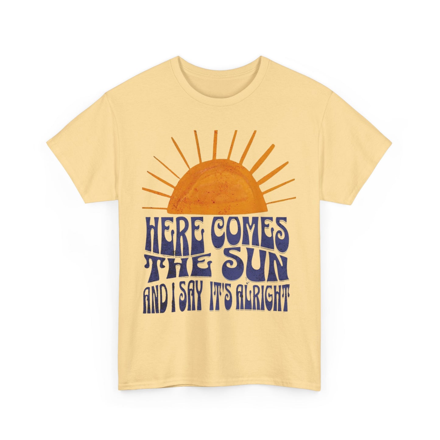 Lyrics 'Here Comes the Sun' Graphic T-Shirt
