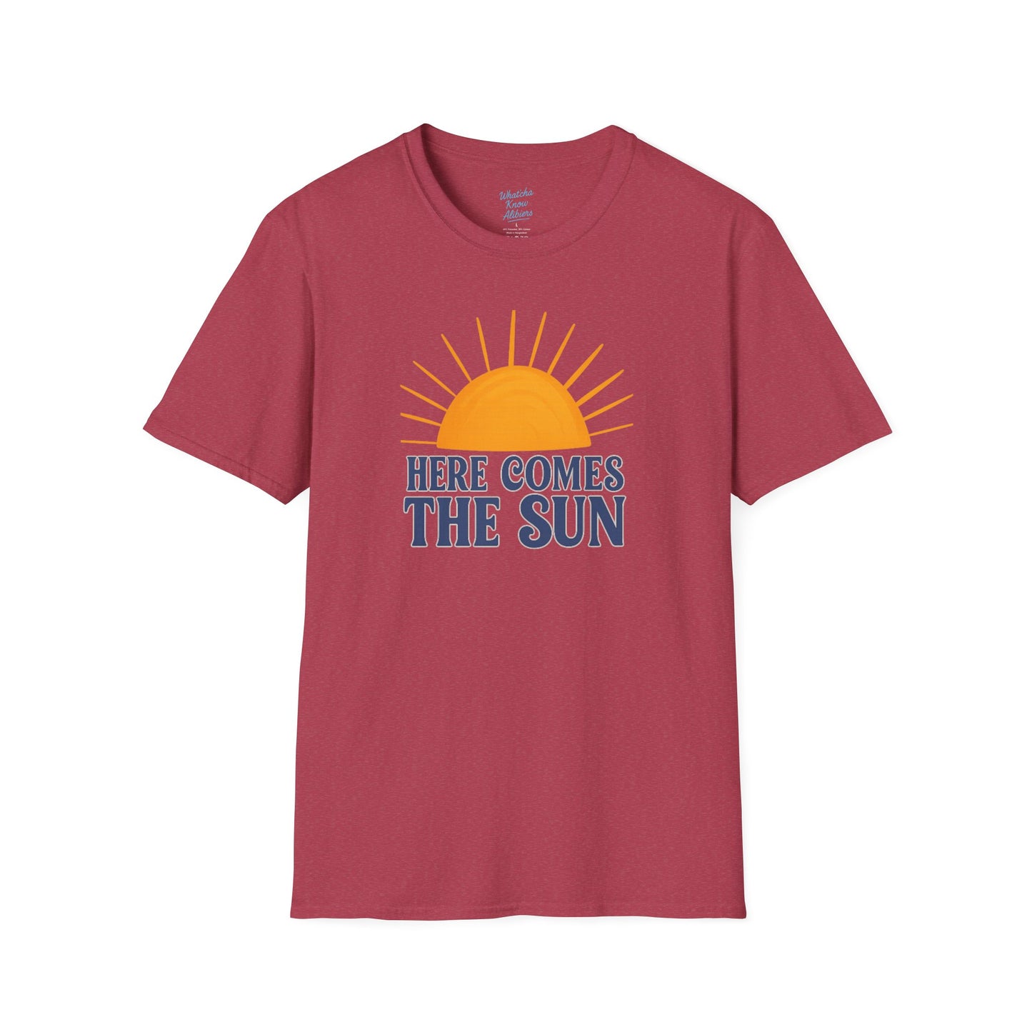 Here Comes the Sun Unisex Softstyle T-Shirt, New 2025