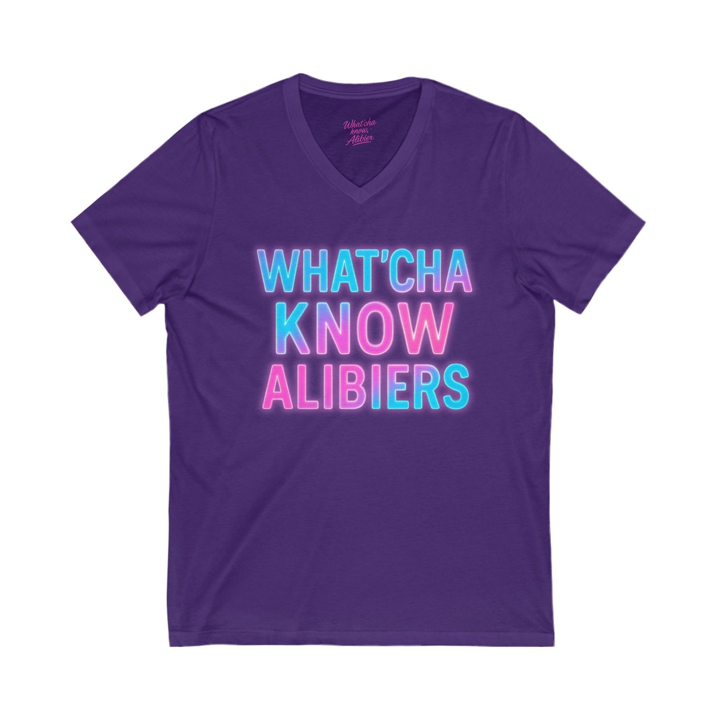 Whatcha Know Alibiers V-Neck Tee, NEW 2025