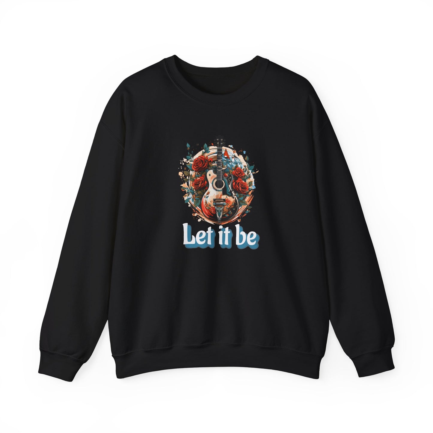 NEW! Lyrics Let It Be Music Crewneck Sweatshirt