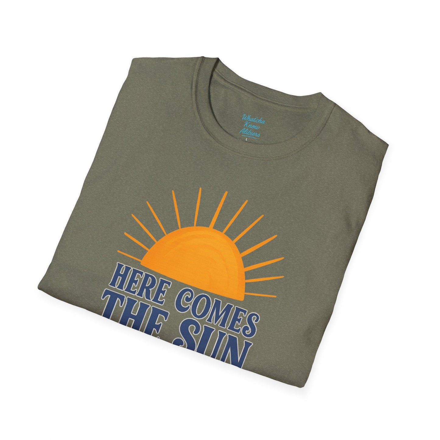 Here Comes the Sun Unisex Softstyle T-Shirt, New 2025