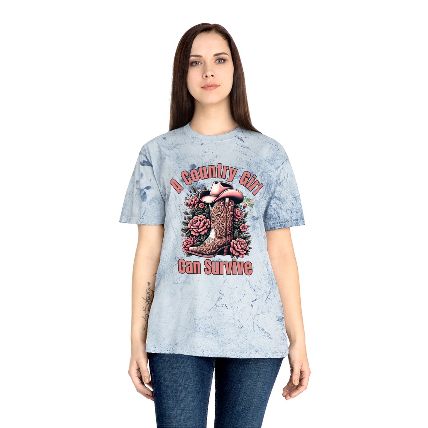 Country Girl Color Blast Tee - NEW 2025
