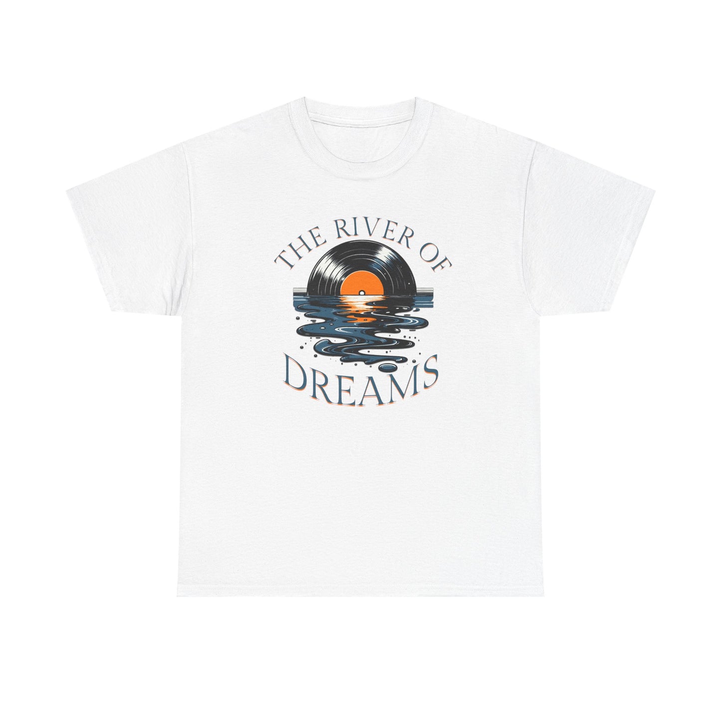 Unisex Heavy Cotton Lyrics Tee River of Dreams- New 2025