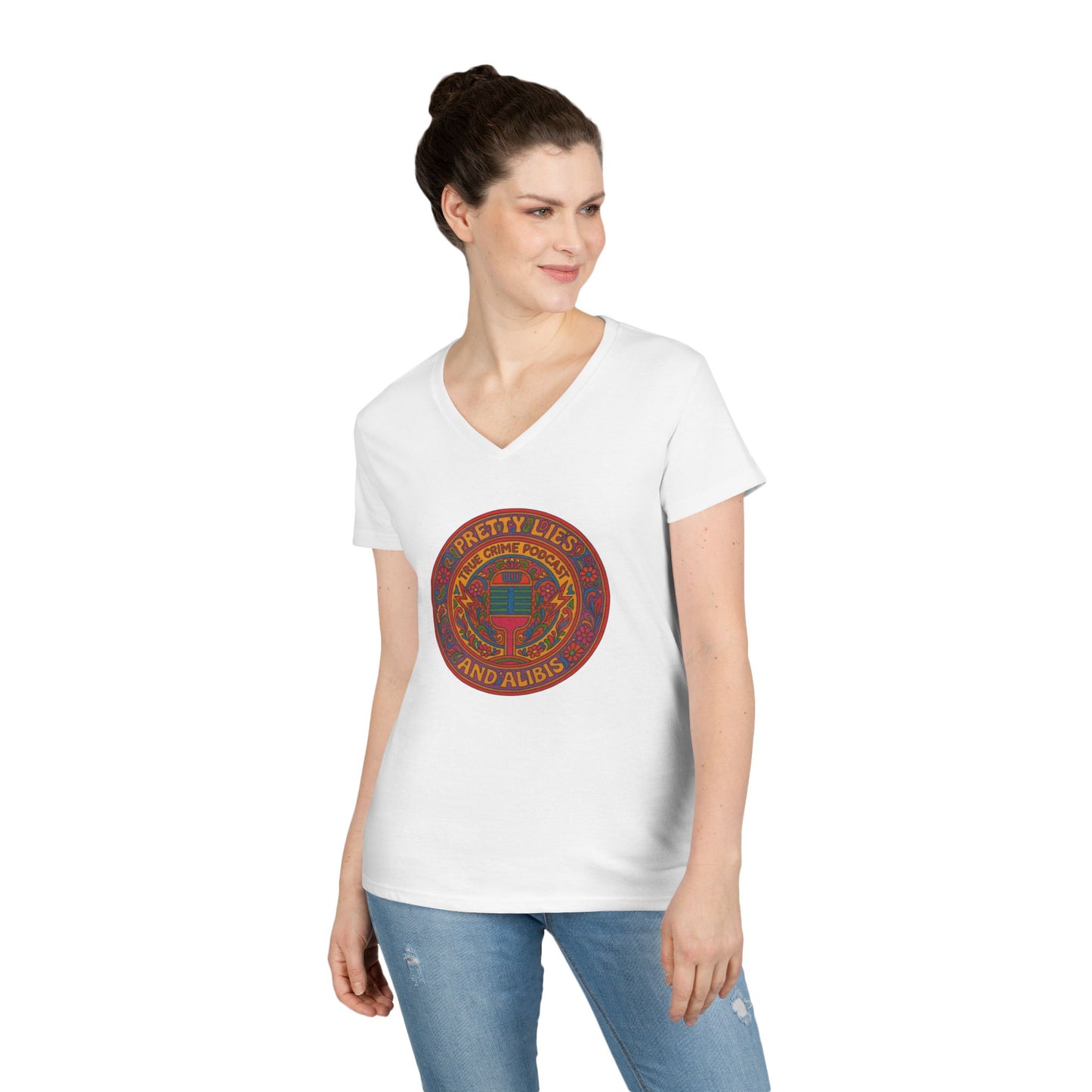 Logo Hippe Style V-Neck T-Shirt - New 2025