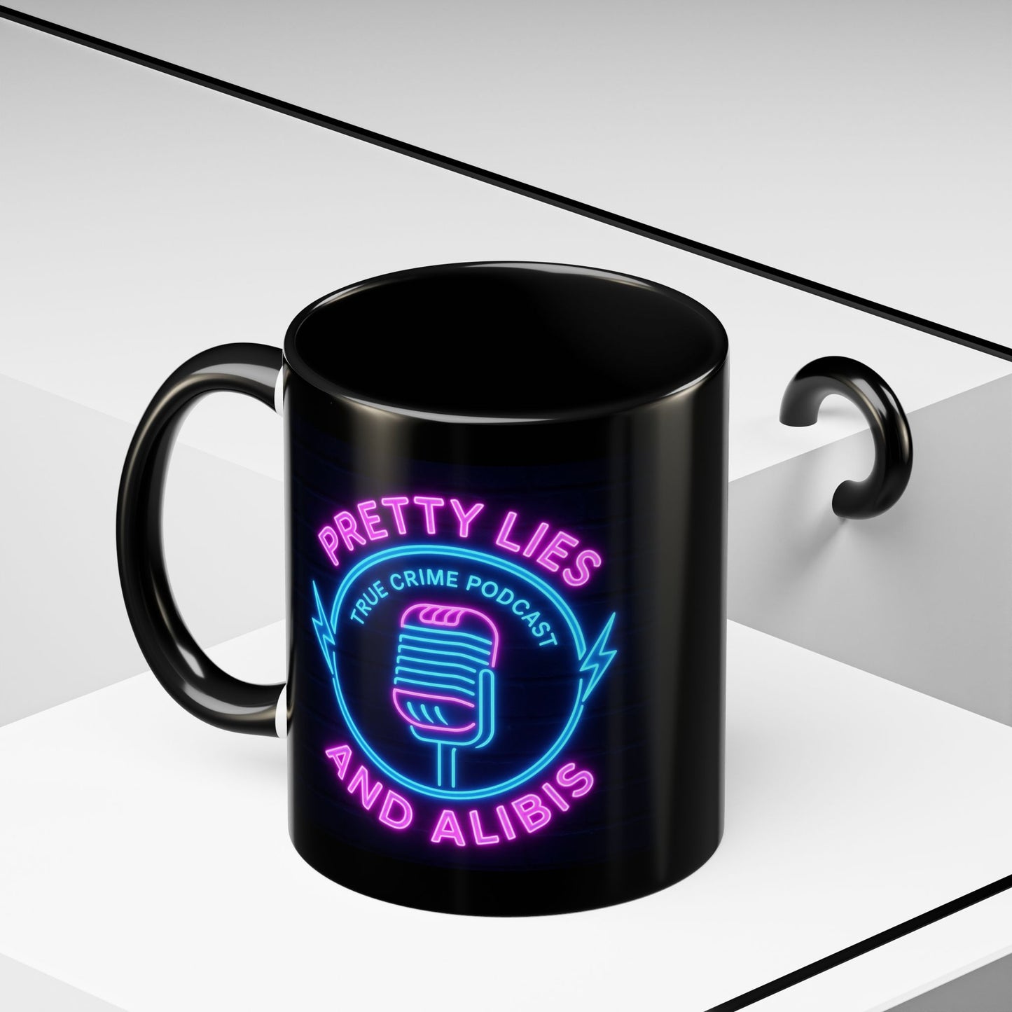 Pretty Lies Neon Coffee Mug - New 2025