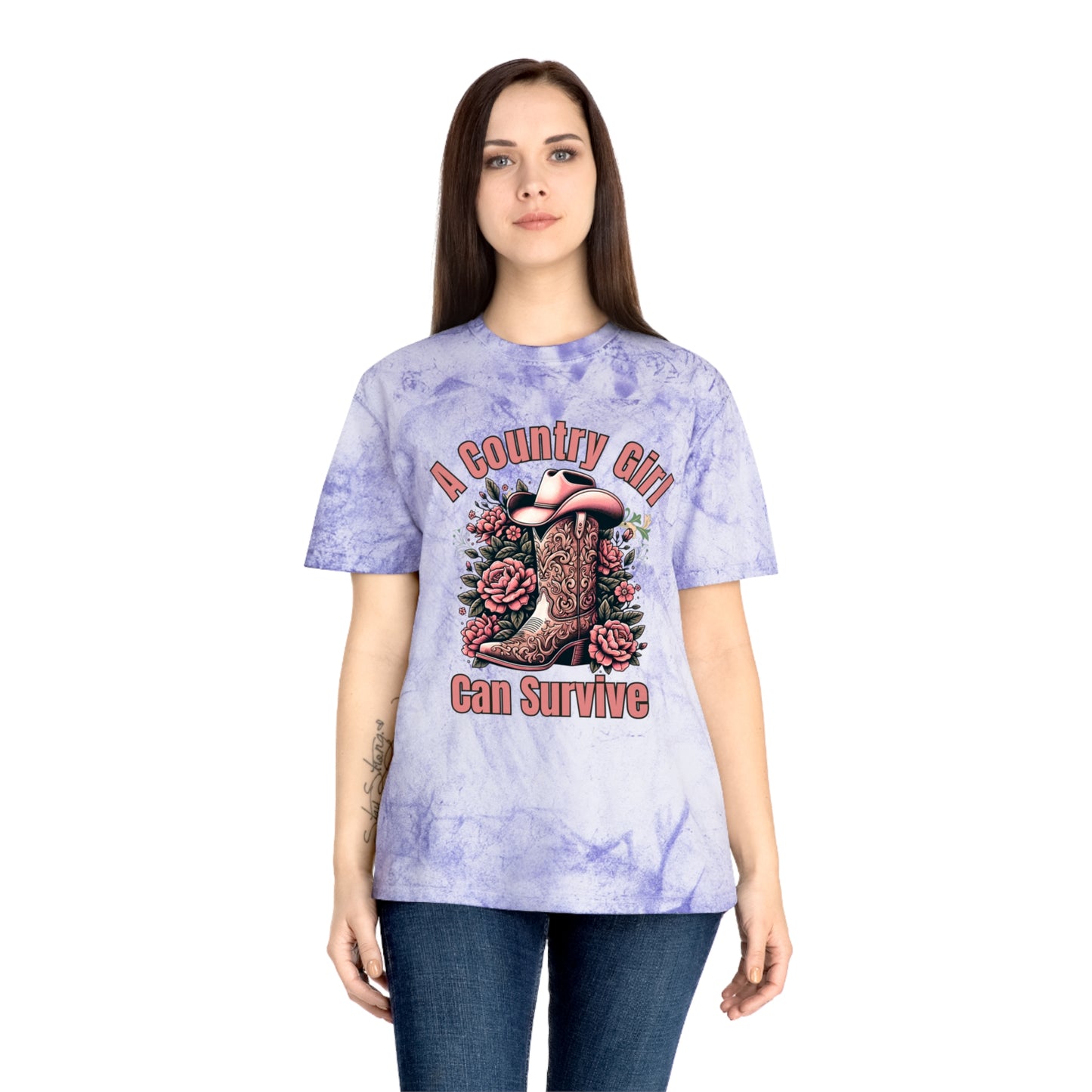 Country Girl Color Blast Tee - NEW 2025