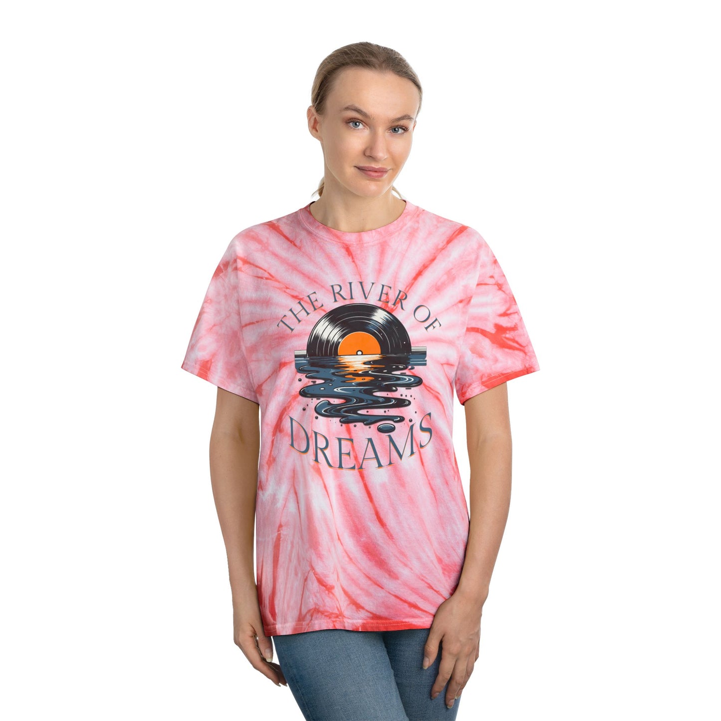River Of Dreams Lyrics Tie-Dye Tee, New 2025