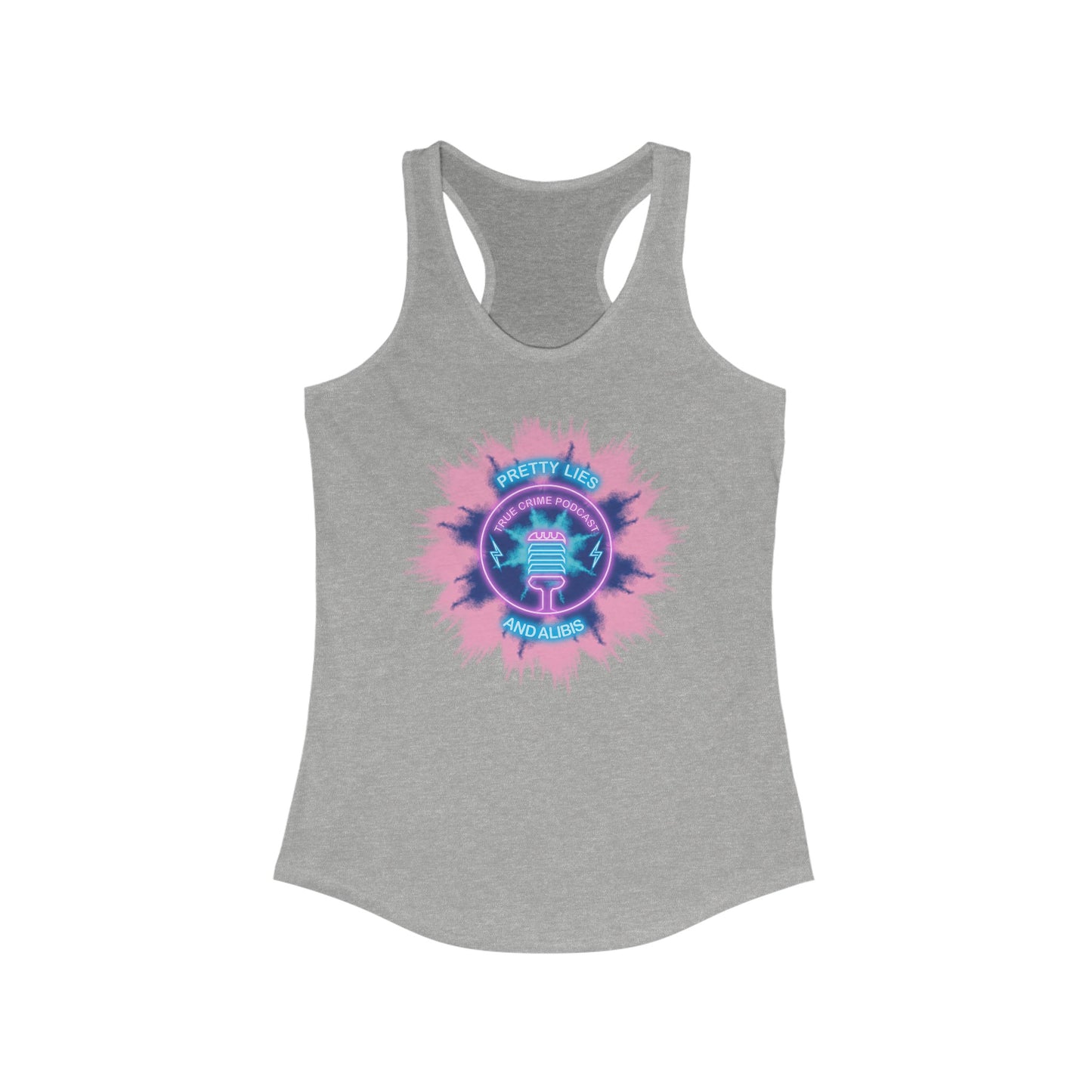 Faded Tie Dye Women's Ideal Racerback Tank