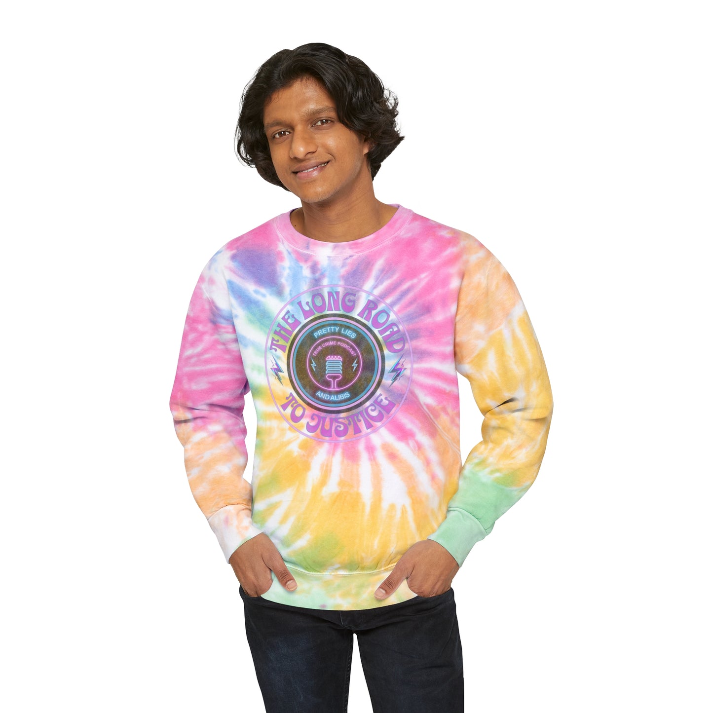 Long Road To Justice Unisex Tie-Dye Sweatshirt
