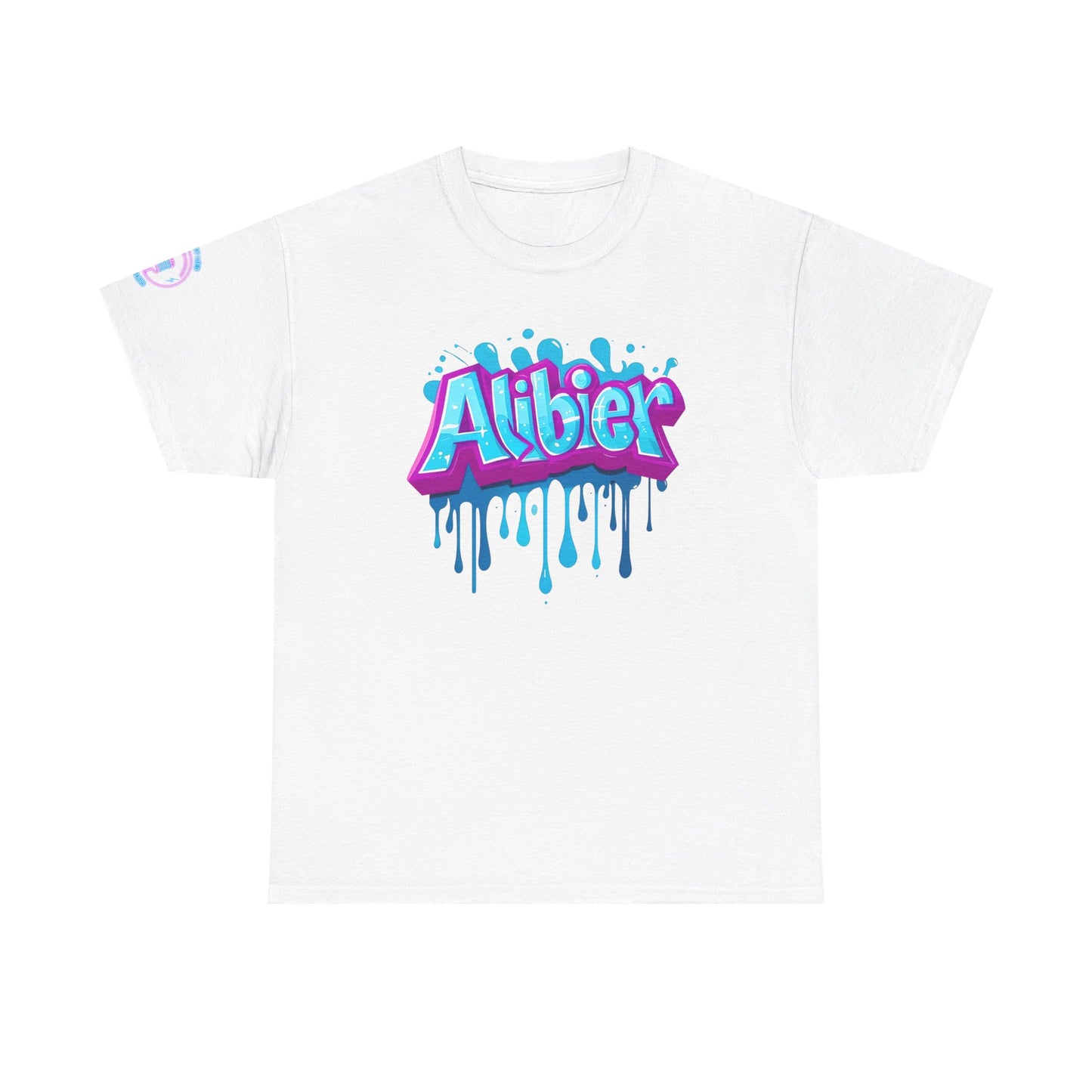 Alibier Graffiti Unisex Heavy Cotton Tee - Urban Style