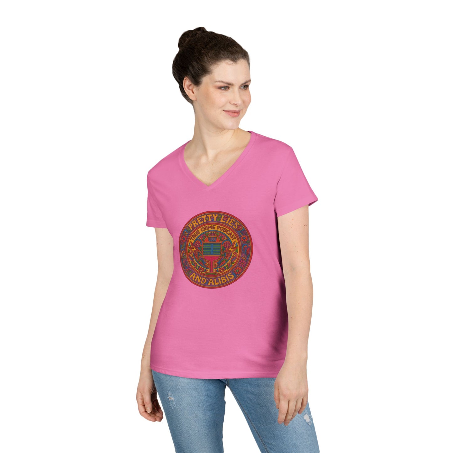 Logo Hippe Style V-Neck T-Shirt - New 2025
