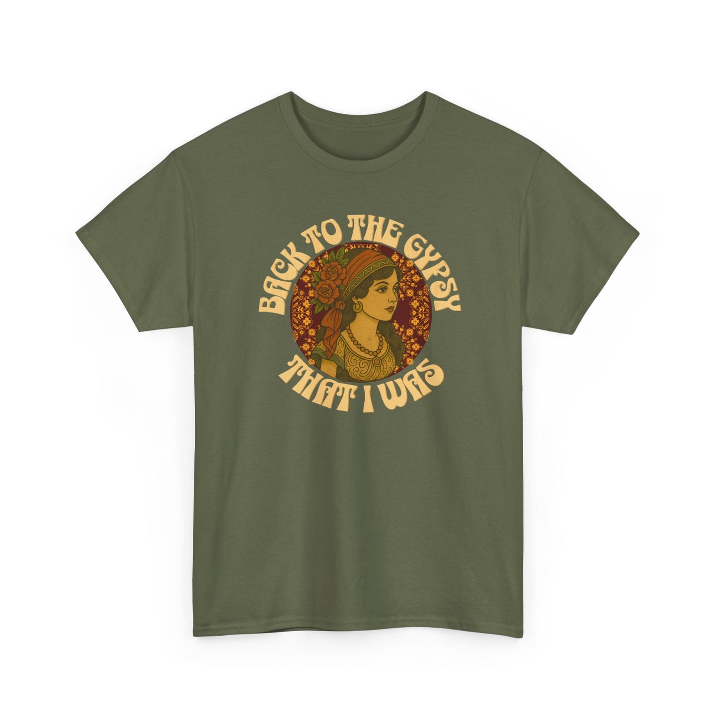 Tee Back to the Gypsy Lyrics Inspired Unisex Heavy Cotton - NEW 2025