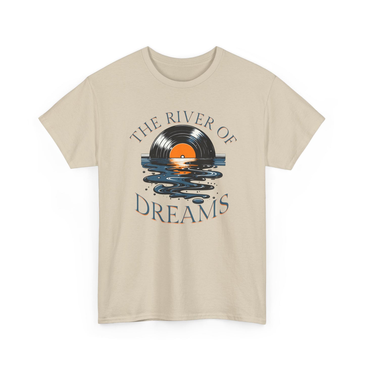 Unisex Heavy Cotton Lyrics Tee River of Dreams- New 2025