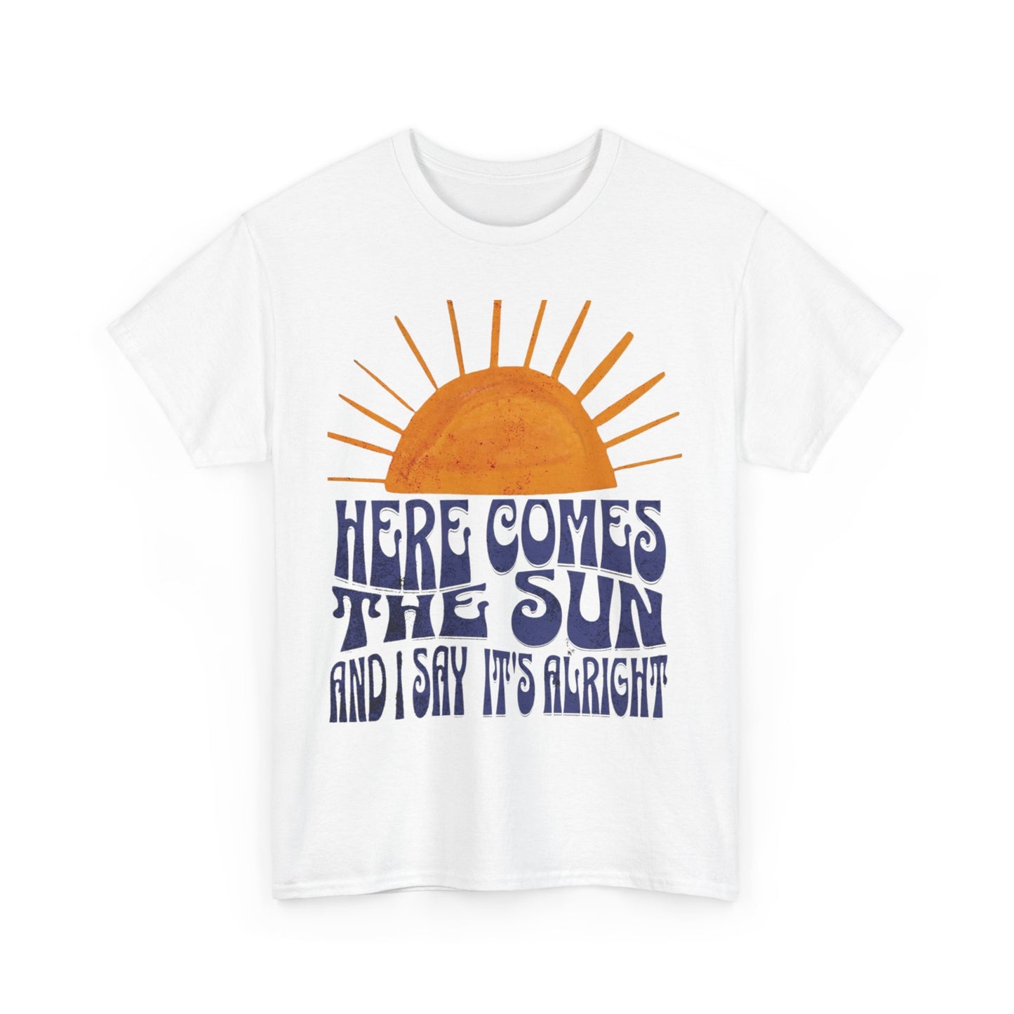Lyrics 'Here Comes the Sun' Graphic T-Shirt