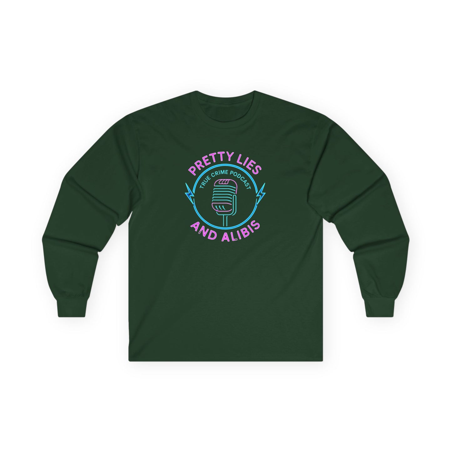 Unisex Long Sleeve Tee - 'Pretty Lies and Alibis', New 2025