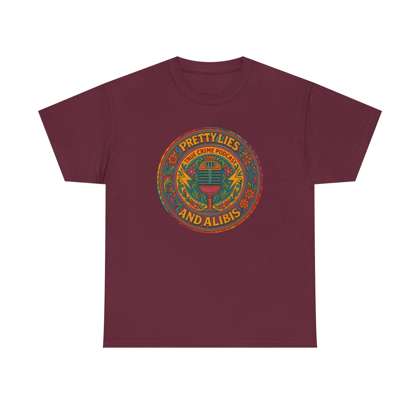 Pretty Lies Hippie Graphic T-Shirt - New 2025