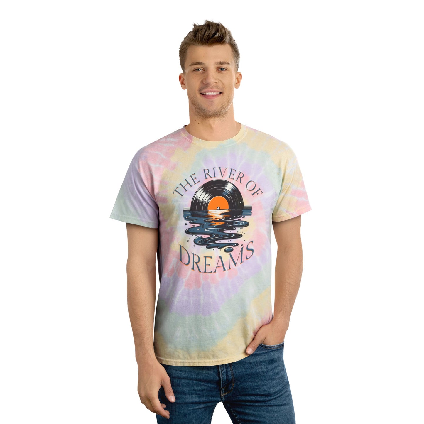 Tie-Dye The River of Dreams Lyrics Tee | NEW 2025