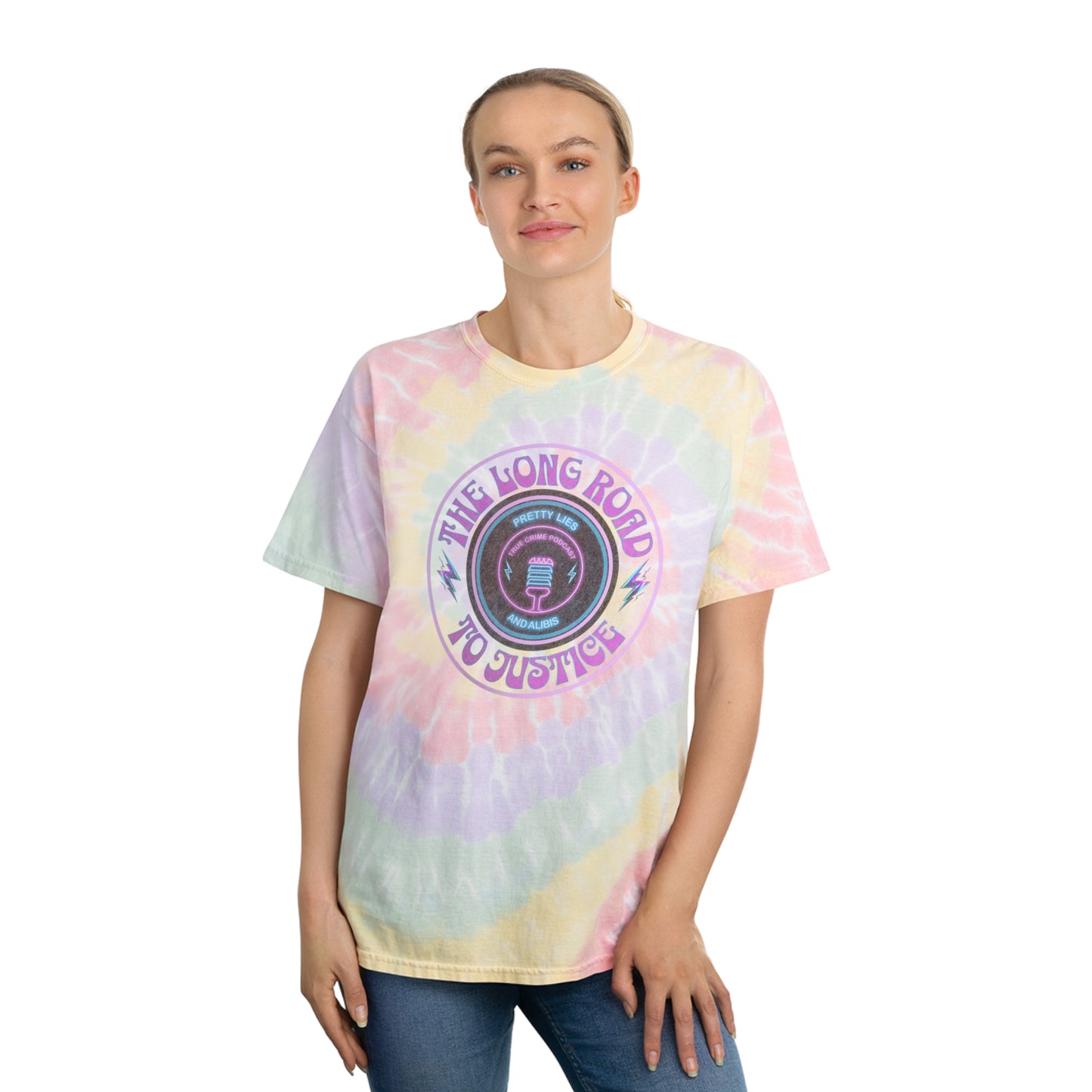 The Long Road To Justice Tie-Dye Tee, Spiral