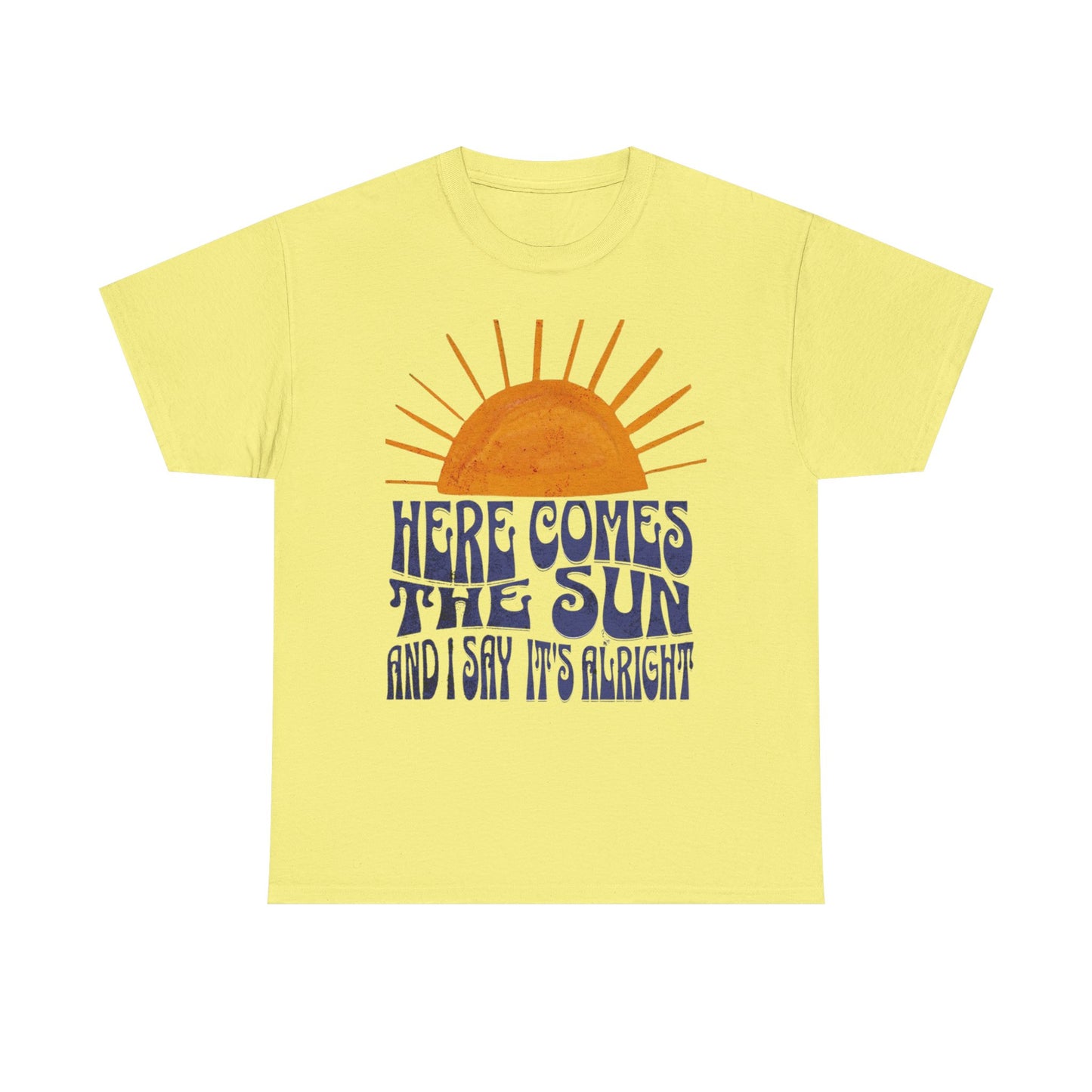 Lyrics 'Here Comes the Sun' Graphic T-Shirt