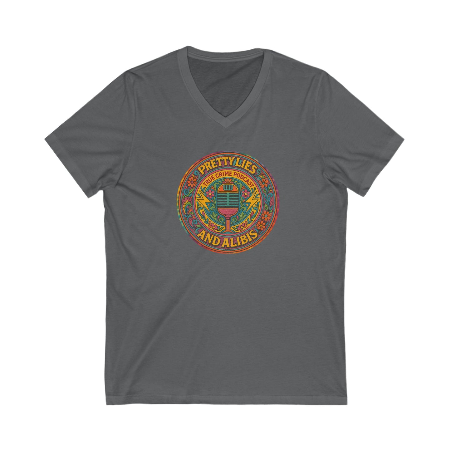 Pretty Lies & Alibis Hippie V-Neck Tee, NEW 2025