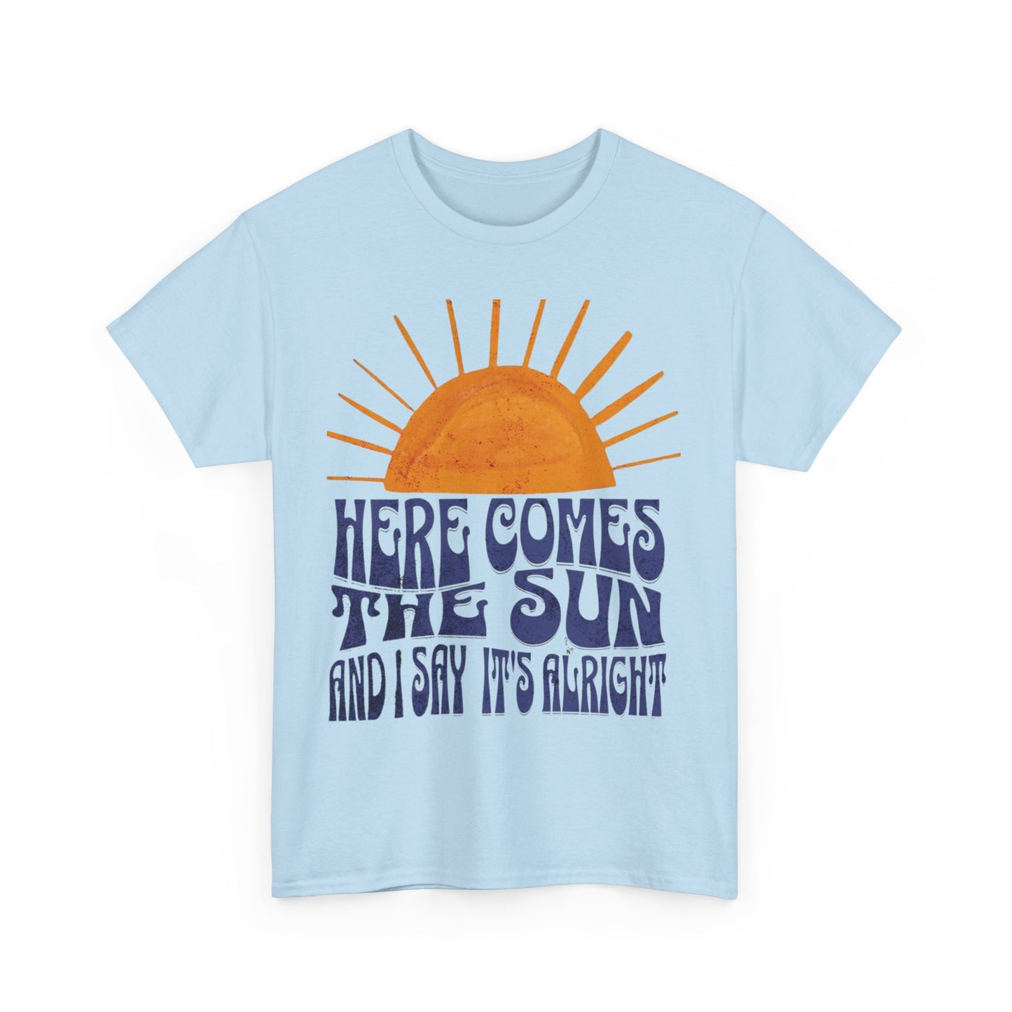 Lyrics 'Here Comes the Sun' Graphic T-Shirt