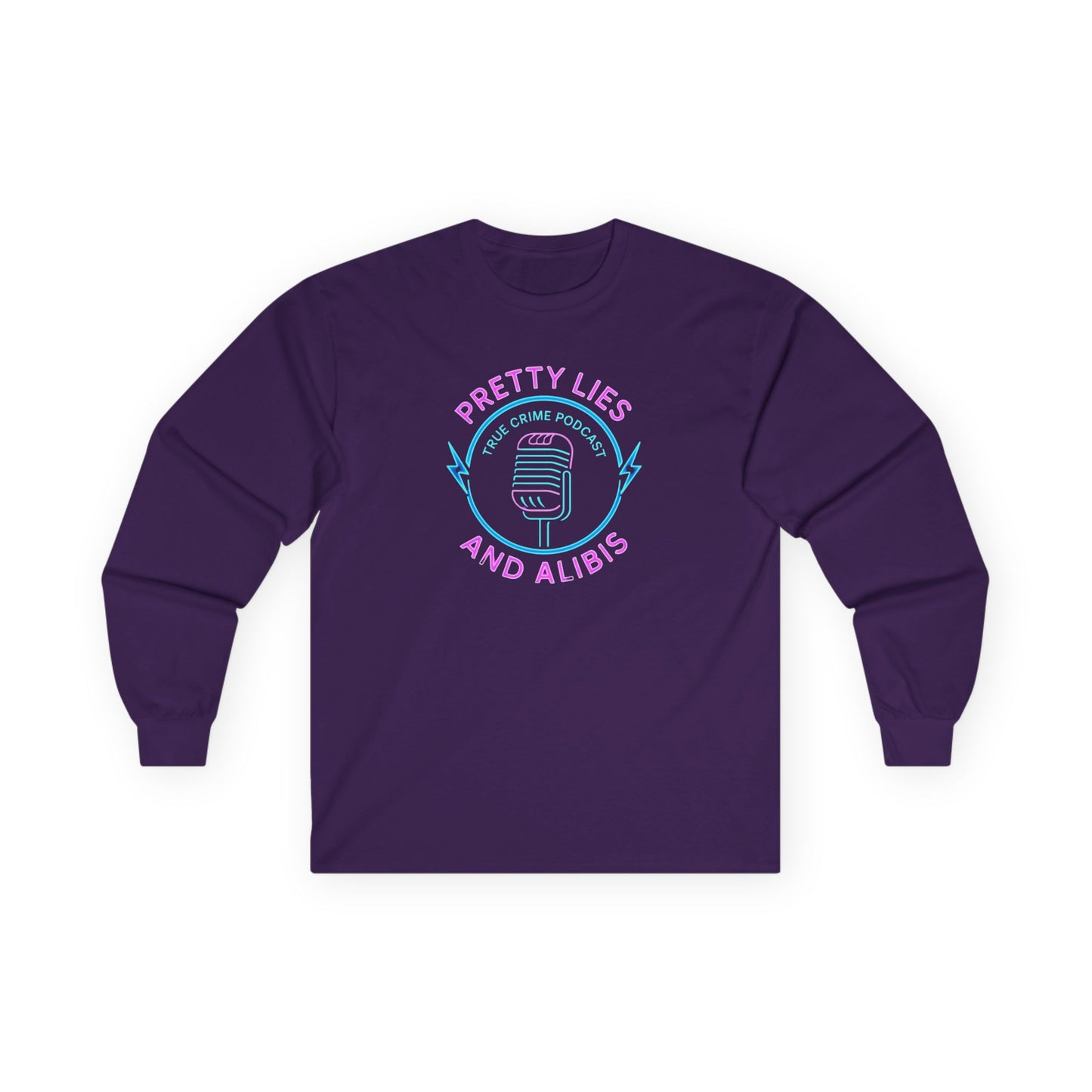 Unisex Long Sleeve Tee - 'Pretty Lies and Alibis', New 2025