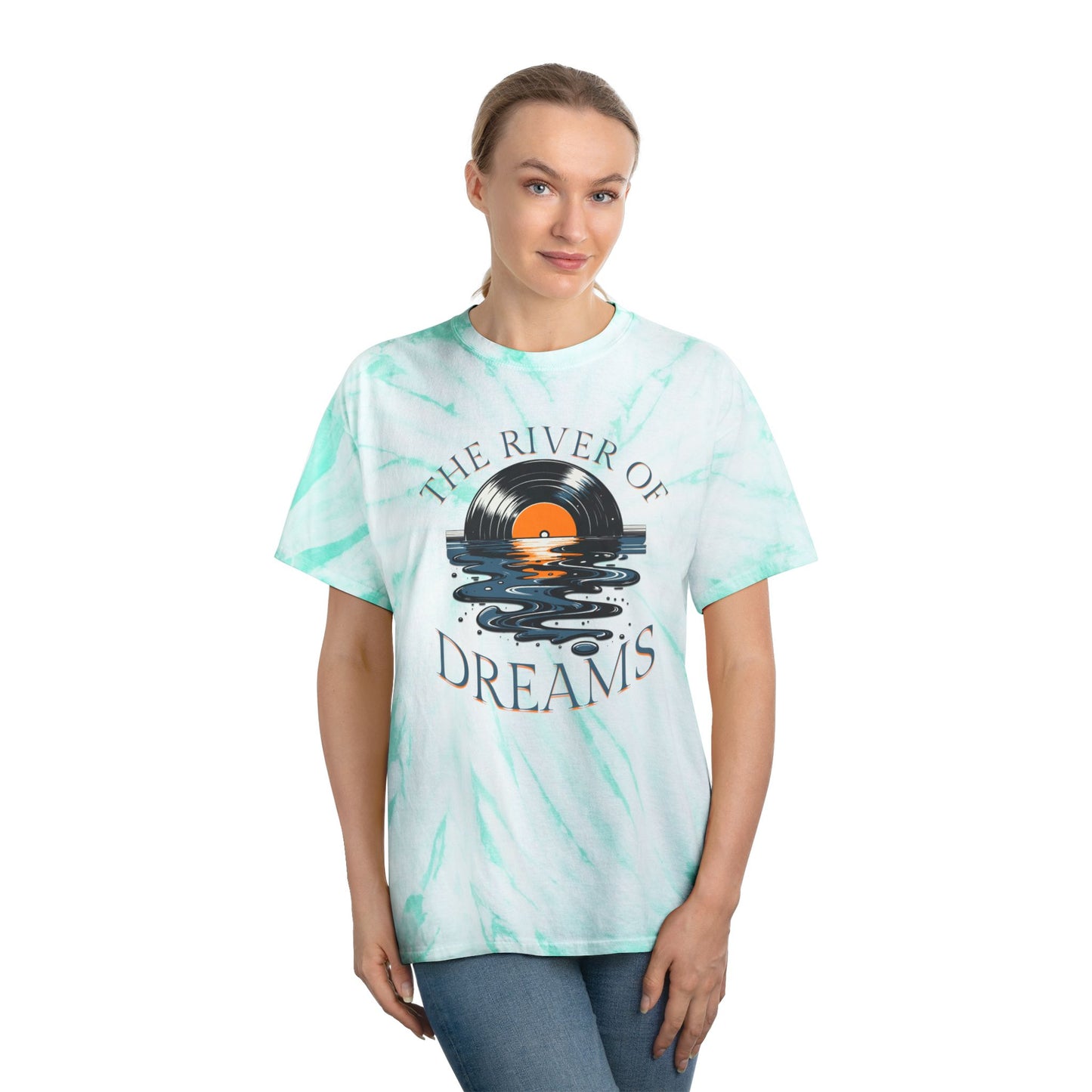 River Of Dreams Lyrics Tie-Dye Tee, New 2025