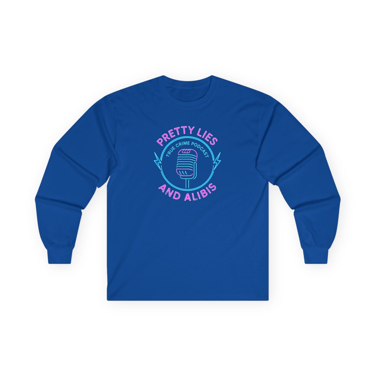 Unisex Long Sleeve Tee - 'Pretty Lies and Alibis', New 2025