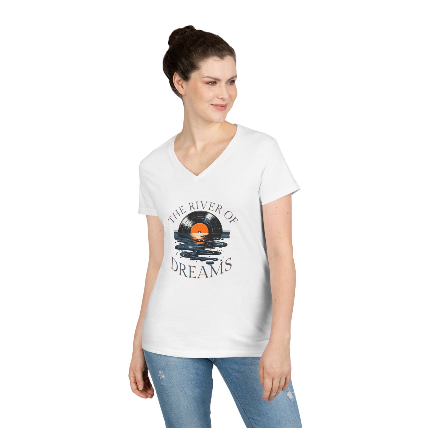 River of Dreams V-Neck T-Shirt - Lyrics - New 2025