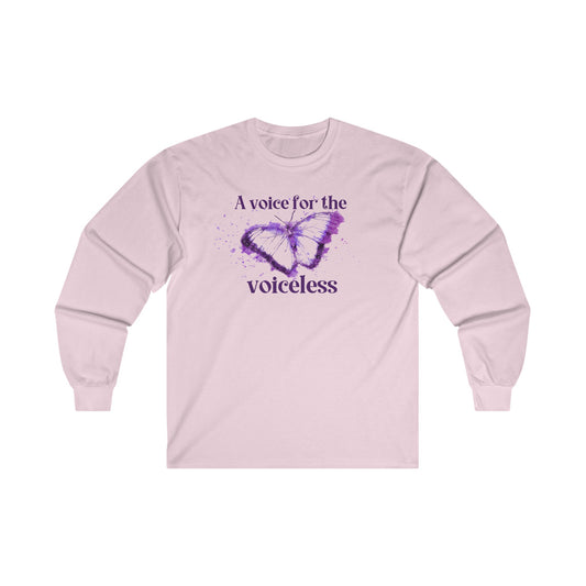 Voice For The Voiceless Unisex Ultra Cotton Long Sleeve Tee