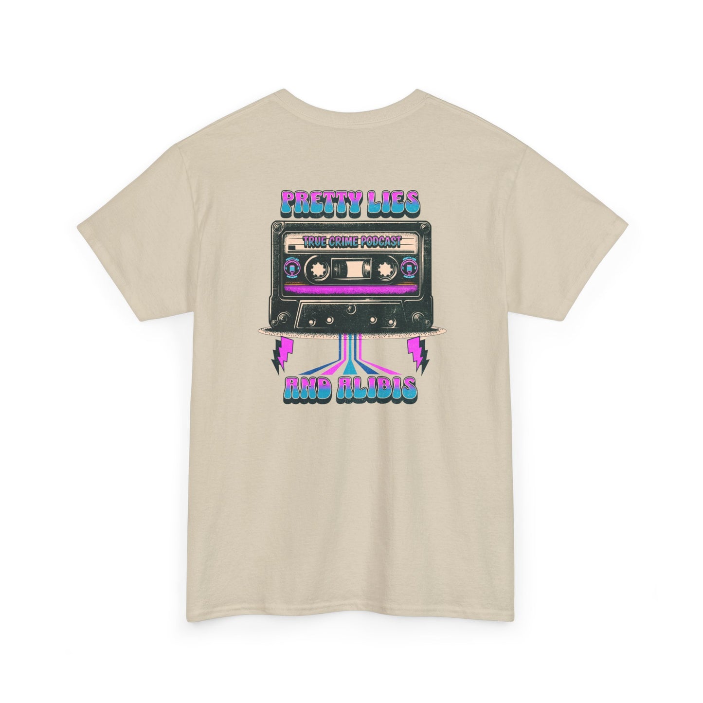 Retro Pretty Lies And Alibis Cassette Tape Shirt - NEW 2025