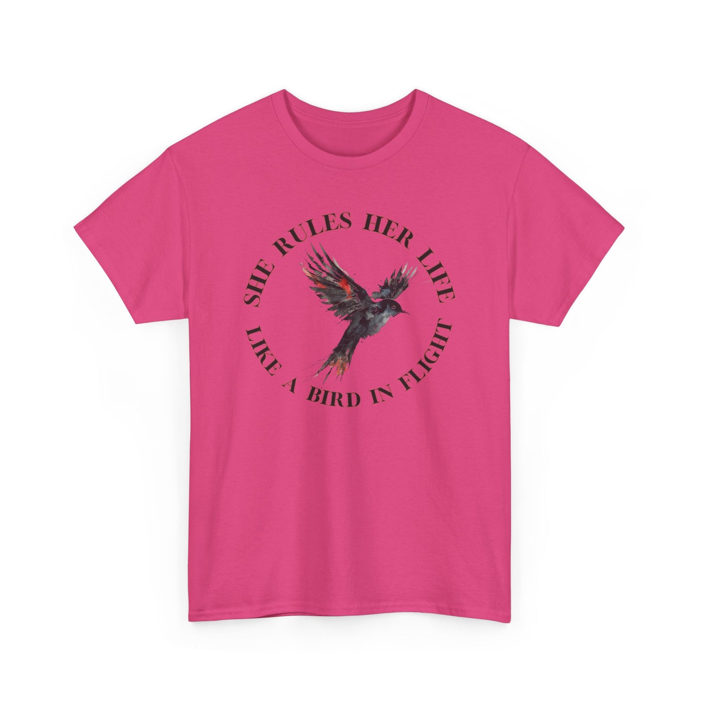 Lyrics Empowering Women's Quote Tee - "She Rules Her Life"