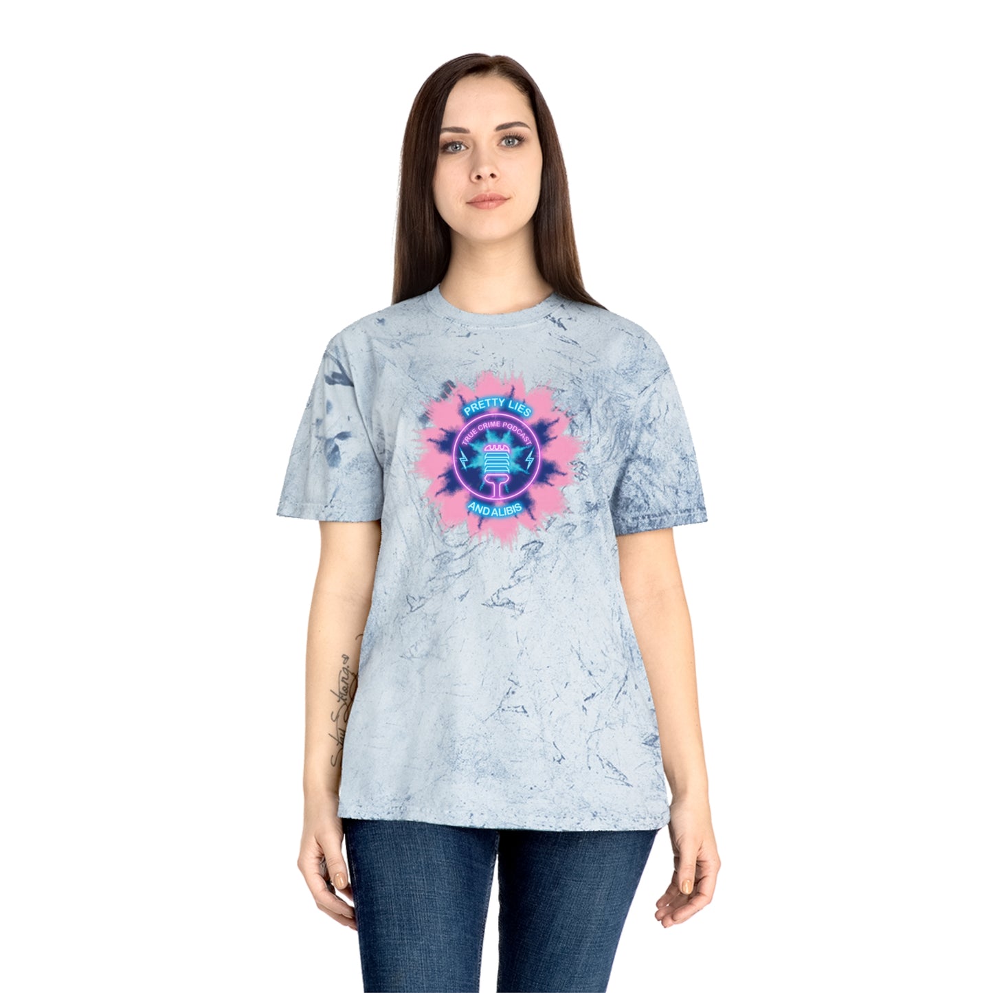 Faded Tie Dye Unisex Color Blast T-Shirt
