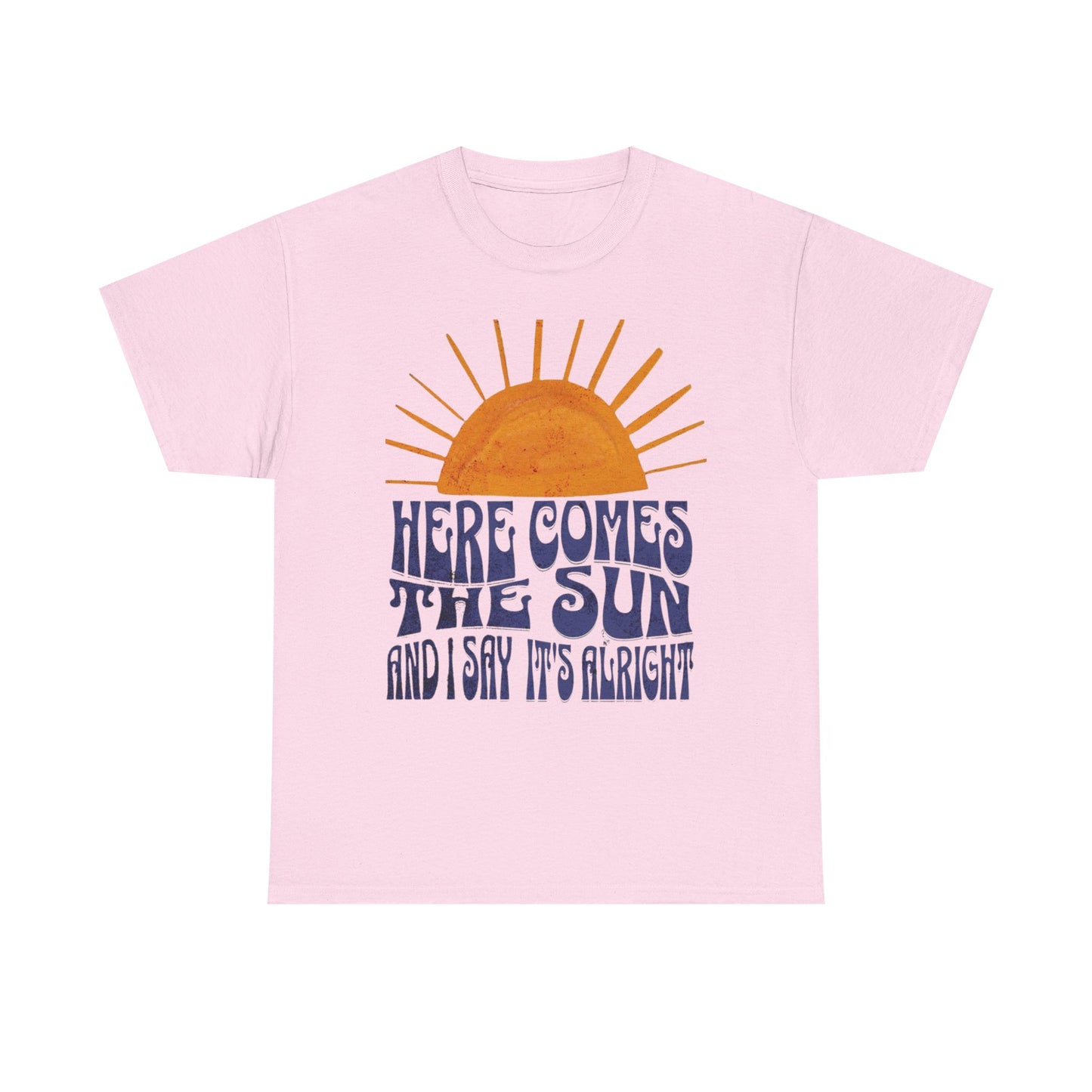 Lyrics 'Here Comes the Sun' Graphic T-Shirt