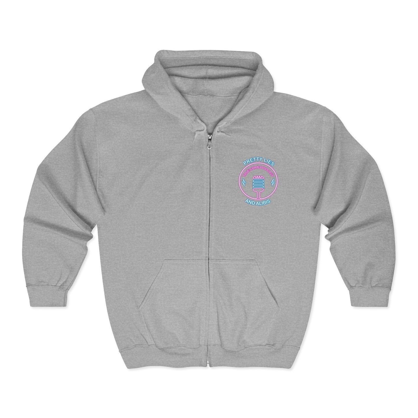 Comfy Unisex Zip-Up Hoodie - What'cha Know Alibiers - NEW 2025