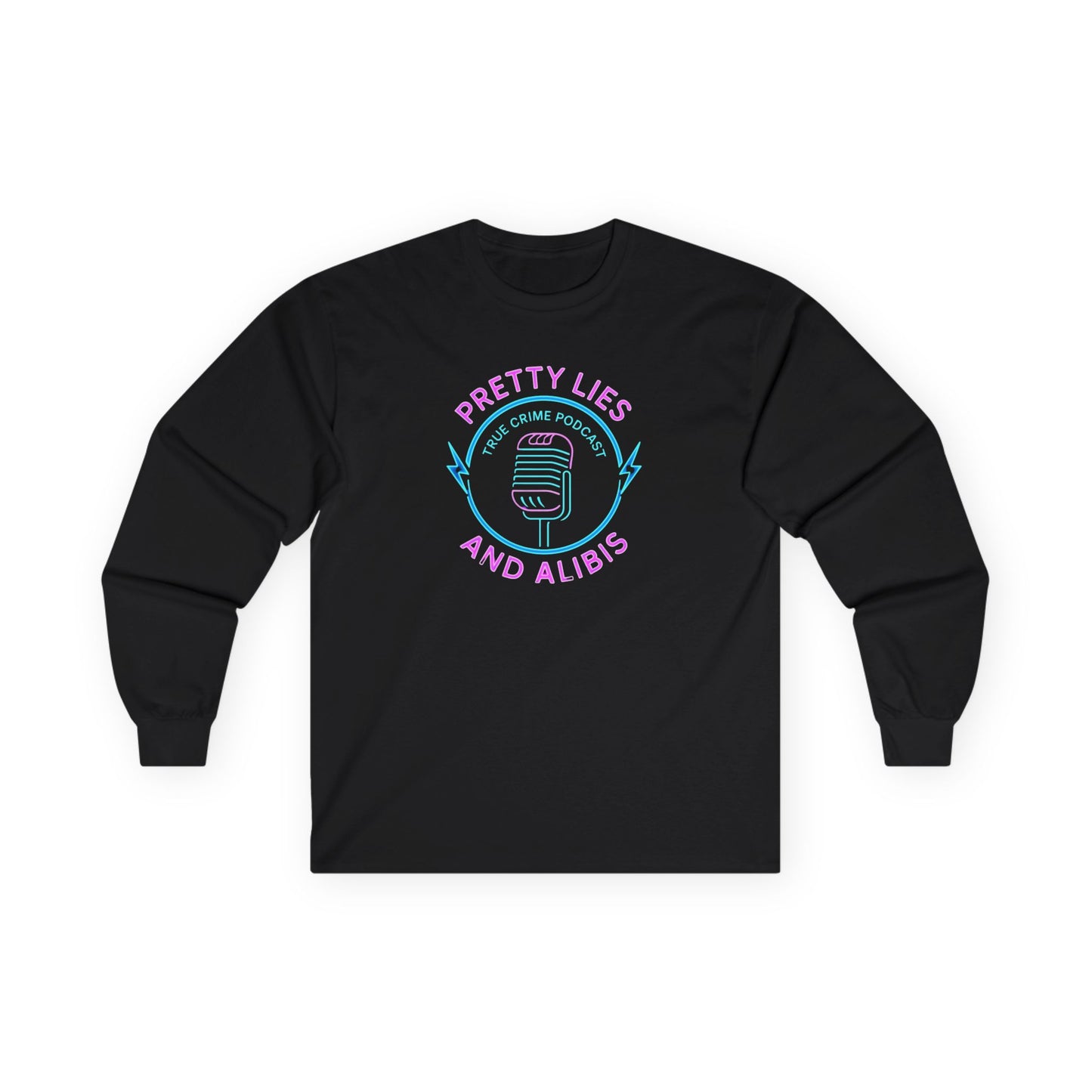 Unisex Long Sleeve Tee - 'Pretty Lies and Alibis', New 2025